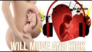 Relaxing Music to make the baby move and kick in the womb  music for baby inside the womb