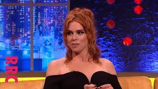 Billie Piper @sweetheart neckline with opera glove sleeves