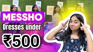 Amazing birthday dresses from MESSHO under “₹500”  MESSHO haul