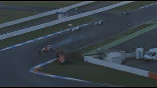 Norris big crash ADAC Formel 4 at Hockenheim