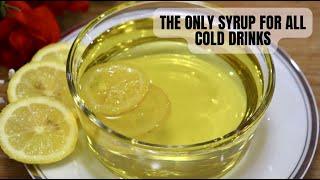 Homemade Sugar Syrup for Lemonade & Cocktail Drinks recipe  how to make easy sugar syrup