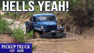 Old School COOL Off-Road Dirty with 1955 Dodge Power Wagon