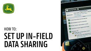 How to Set Up In-Field Data Sharing  John Deere