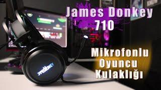 FİYATPERFORMANS OYUNCU KULAKLIĞI İNCELEME  James Donkey 710 Siyah 7.1 Surround Gaming Kulaklık