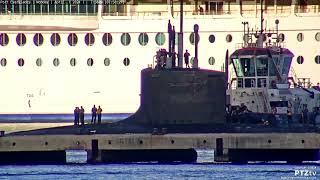 Submarine at Port Everglades on April 1st 2024