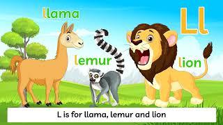 Animal Alphabet Song  ANIMAL SONG  Learn 104 Animals  Natural English 4K