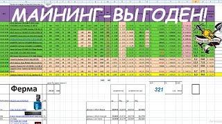 Курсы только начали рост - Майнить Выгодно.  Таблица окупаемости видеокарт