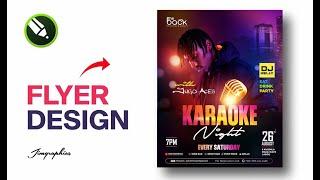 How to Design a Party Flyer   CorelDraw Tutorial 2023