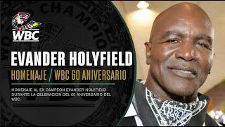 Evander Holyfield homenaje en el 60 Aniversario WBC