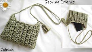 New Desain Crochet Bag - Hanya 1 Gulung Benang Bisa Mengahasilkan Tas Rajut Secantik Ini Subtitle