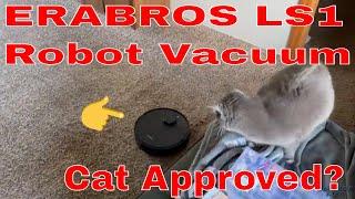 ERABROS LS1 Robot Vaccuum with LiDaR  Bluetooth Remote and APP Unboxing Review Demo