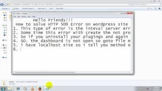 HTTP Error 500 WordPress  How Solve it  Pk Tricker