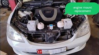 mercedes s350 engine mount replacement step by step