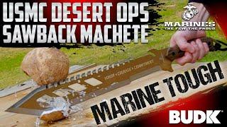 Rock Solid Build  - USMC Desert Ops Sawback Machete