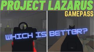 Roblox Project Lazarus Is the M16 or AK Gamepass Better?