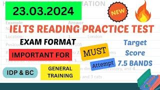 ielts general reading practice test 2024 with answers  23.03.2024