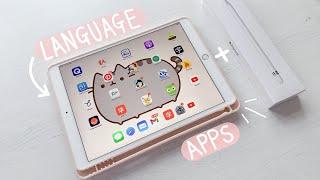App recommendations for Japanese Mandarin Korean and French + Apple Pencil Unboxing  ep01
