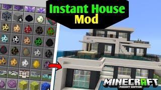 Instant House ModAdd-on For Minecraft Pe 1.20Best Instant Structure Mod