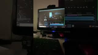 proses editing video di Bastian studio #editing #horeg #edit #music #studio