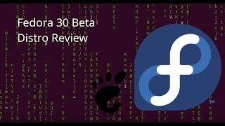 Fedora 30 Beta  Distro Review 21