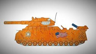 Как нарисовать танк ратте  How to draw a ratte tank?