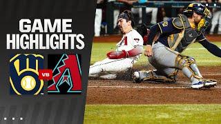 Brewers vs. DBacks Game Highlights 91524  MLB Highlights