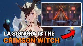 La Signora might be the Crimson Witch of Flames  Genshin Impact Theory