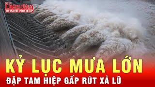 Đập Tam Hiệp ồ ạt xả lũ trước mực nước hồ chứa tăng kỷ lục sau mưa lớn  Tin tức 24h