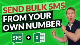 Send BULK SMS From Your OWN Number Using EXCEL Template