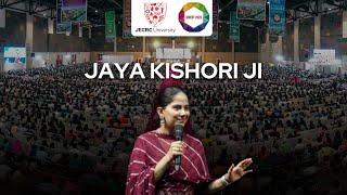 Jaya Kishori Ji  Induction Day 2023  JECRC University