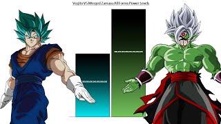 Vegito VS Merged Zamasu All Forms Power Levels