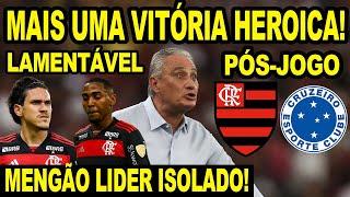 NA RAÇA FLAMENGO CONQUISTA MAIS UMA VITÓRIA HERÓICA SOBRE O CRUZEIRO PÓS JOGO MENGÃO NO MARACANÃ