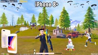 iPhone 8plus no Lag 100%Stable 60fps  iPhone 8plus pubg test in 2024