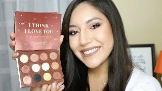 Colourpop I Think I Love You Eyeshadow Palette First Impression Demo & Review