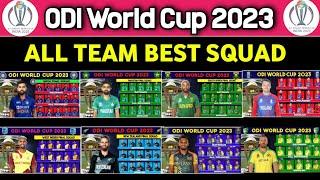 ICC ODI World Cup 2023  All Teams Squad  ODI Cricket World Cup 2023 All Teams Squad  ODI WC 2023