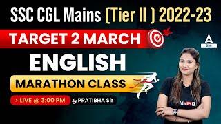 SSC CGL Tier 2  SSC CGL Mains English Marathon Class  English by Pratibha Singh