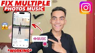 Fix Instagram Multiple Photos Music Option Not Showing  Fix Music In Carousel Post On Instagram