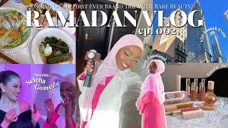 RAMADAN VLOG Ep. 002 GOING ON MY FIRST EVER BRAND TRIP WITH RARE BEAUTY 