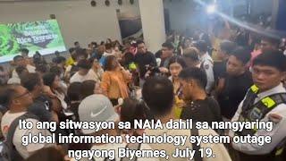 PROBLEMA  NGAYON SA NAIA T3  JULY 19 2024  NINOY AQUINO INTERNATIONAL AIRPORT TERMINAL 3