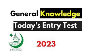 Today mcqs of Karachi University entry test 2023