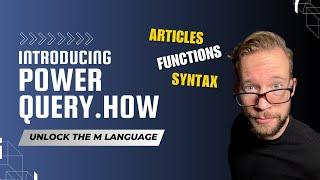 Introducing Power Query How Master the M language