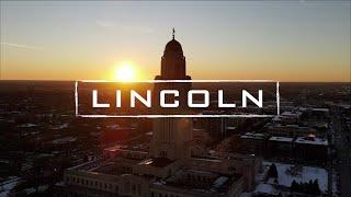LINCOLN The Capitol City in NEBRASKA  4K Drone Video