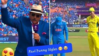 Ravi Shastris HILARIOUS Toss Mishap MUST WATCH #Worldcup #tosstime