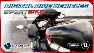 Ridable Bikes SportBike Reveal - Unreal Engine 5 GTA Style motorbike UE5 Marketplace chaos vehicles