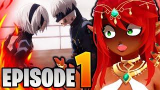 2B is THICCC  NieRAutomata Anime Episode 1 Reaction