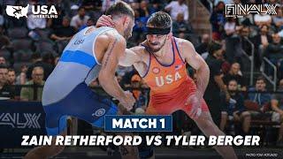 Zain Retherford vs. Tyler Berger  2023 Final X Round 1