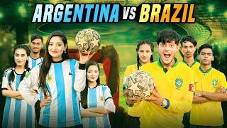 আর্জেন্টিনা VS ব্রাজিল ফুটবল ম্যাচ  Argentina VS Brazil Football Match  Rakib Hossain