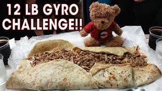 12lb GREEK Chicken GYRO Challenge in TORONTO