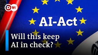 EU lawmakers approve worlds first legal framework on Artificial Intelligence  DW News