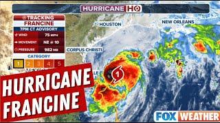 Francine Intensifies Into A Category 1 Hurricane Charging Toward Louisiana